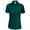 Dark Teal, variant on Women's Tailored Button Down Shirt Cuffed Short Sleeve Stretch Collar Office Work Formal Casual Basic Blouse Top NEWT06 Lime 2X