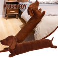 thumbnail image 2 of Adorable almohada de peluche para abrazar, colección de cojines de peluche con forma de perro salchicha de patas cortas para el hogar y la oficina, 50 cm, 2 of 5
