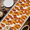 thumbnail image 2 of Fall Pumpkin Table Runner, Autumn Thanksgiving Kitchen Dining Table Decoration for Home Party Decor 13x120 Inches, 2 of 9
