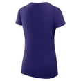 thumbnail image 3 of Women's G-III 4Her by Carl Banks  Purple Colorado Rockies Super-Slim Fit Lightweight Heart V-Neck T-Shirt, 3 of 5