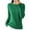 Army Green, variant on hotojiny Women's Long Sleeve Shirts Casual Knitted Crewneck Ribbed Tops Fall Fashion Lounge Lightweight Blouse