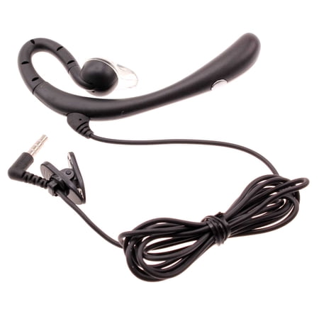 Wired Mono Headset Earphone w Mic for TCL 50 Pro NxtPaper/XE 5G - Headphone 3.5mm Single Earbud Hands-free Microphone Over-the-ear