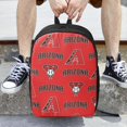 thumbnail image 2 of Diamondbacks 17in Both Simple Student Backpack for Men & Women, 2 of 8