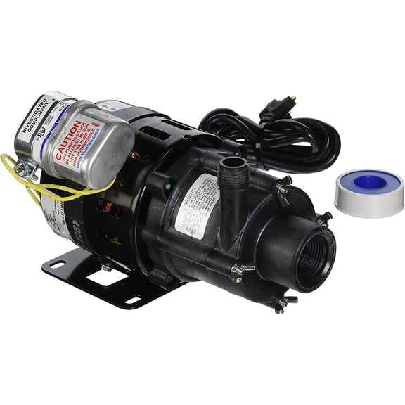 Little Giant 583603 5-MD-HC 1/8 HP, 1050 GPH @ 1 Inch - Magnetic Drive Pump, 6-Foot Power Cord