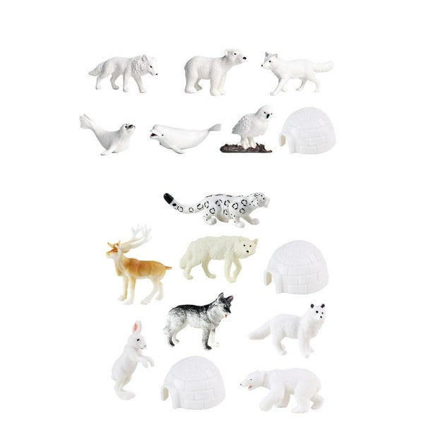 Milaget Lifelike Animal Figurines Figures Set Toys for Kids Toddlers Children