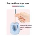 thumbnail image 3 of Electric Rotary Pencil Sharpener USB Charger Lithium Battery Pencil Sharpener for Office School Suplies Pink, 3 of 8