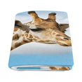 thumbnail image 2 of CADecor Giraffe Blanket Fleece Throw Blanket for Sofa or Bed 58x80 inches, 2 of 3