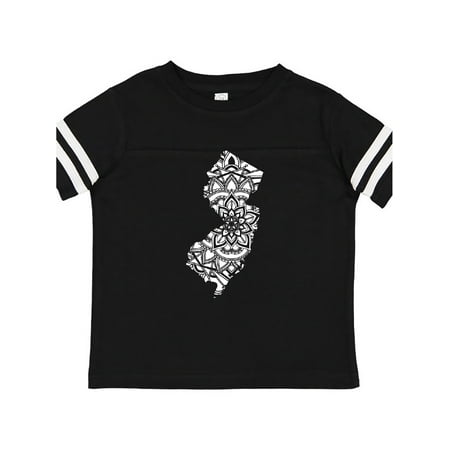 

Inktastic New Jersey Silhouette Mandala Gift Toddler Boy or Toddler Girl T-Shirt