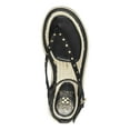 thumbnail image 3 of VINCE CAMUTO Womens Black Jute Ankle Strap Studded Kelmia Round Toe Buckle Leather Thong Sandals 7.5 M, 3 of 4