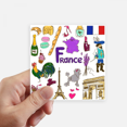 thumbnail image 1 of France Landscap Animals National Flag Sticker Square Waterproof Stickers Wallpaper Car Decal, 1 of 1