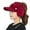 Wine Red, variant on dianhelloya Warm hat LadyEarflap Hat Solid Color Empty Top Stretch Autumn Winter Windproof Sun Protection Knitted Baseball Hat Riding Supplies Beige