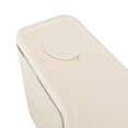 thumbnail image 2 of YAHHU Creamy White Pressing Rice Box Moisture Proof Grain Storage Container Large 22 lbs Capacity (16.9 inches / 43 cm), 2 of 3