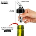 Liquor Bottle Pourers Set of 6 Pourer Pour Spouts 1 oz Measured
