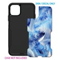 thumbnail image 2 of DistinctInk Custom SKIN / DECAL compatible with OtterBox Commuter for iPhone 11 (6.1" Screen) - Blue Feathers, 2 of 5