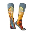 thumbnail image 5 of Lsque Refreshing Fruit Infused Drinks Printed Crew Socks Men's Women's LightWeight Thin Casual Calf Socks ,Knee High Socks,Cotton Socks, 5 of 9