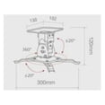 thumbnail image 3 of Universal Projector Wall Ceiling Mount Hanger LCD/DLP Video Projection Mount Bracket Swivels & Tilts, 3 of 5