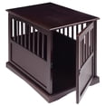 thumbnail image 1 of Mesa auxiliar mediana de madera para mascotas, estilo casual, para el hogar, espresso, 1 of 8
