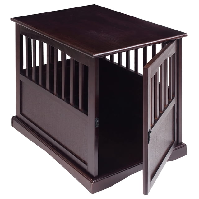 Mesa auxiliar mediana de madera para mascotas, estilo casual, para el hogar, espresso