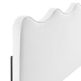 thumbnail image 3 of Modway Athena Performance Velvet Twin Headboard in White, 3 of 10