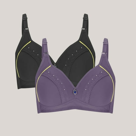 LLYWEY Non Padded Bras for Women Discounts Womens Bras Comfortable Ladies Balconette Bra Style-694 Women Convertible Bra Feature Adult Female Bralette Sports Bras Multicolor 42B