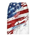 thumbnail image 5 of cllios 4th of July Swimming Trunks Mens Quick Dry Drawstring Elastic Waist Shorts American Flag Print Shorts with Compression Liner and Pockets Swimsuits, 5 of 6