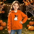 thumbnail image 5 of Ugoldhm Girls Halloween Print Crew Neck Sweatshirt Long Sleeve Loose Casual Pullover Holiday Top, 5 of 8