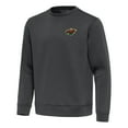 thumbnail image 2 of Men's Antigua Pewter Minnesota Wild Relevant Lightweight Pullover Sweatshirt, 2 of 3