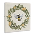 thumbnail image 3 of Stupell Industries Bee Celebration Wreath Country Charm Painting Wrapped Canvas Canvas Art Print Wall Art, 24 x 24, 3 of 7