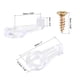 thumbnail image 3 of Kit de Clips Retenedores de Vidrio Uxcell, Clips para Puertas de Vidrio de Muebles de 1pulgada con Tornillos 100Set, 3 of 5