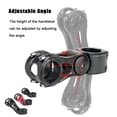thumbnail image 3 of relayinert Bicycle Handlebar Stem 31.8MM Aluminum Alloy Adjustable Short Mountain Bike Extender Detachable Riding Riser Extension, 3 of 6