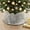 White, variant on Christmas Tree Collar with Sparkling Sequin Tree Skirt 23.6in Round Sparkle Christmas Tree Base Velvet Tree Skirts Xmas Tree Trunk Cover for Holiday Christmas Home Decor (Gold)
