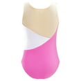 thumbnail image 5 of renvena Kids Girls One Piece Rhinestone Gymnastic Leotards Sleeveless Athletic Sports Bodysuit Dancewear, 5 of 7