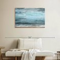 thumbnail image 2 of Elephant Stock Beach Crest Wall Art - Horizontal Canvas Wall Art - Living Room Wall Decor - Abstract Canvas - Blue And Beige Decor By Norman Wyatt Jr. - 36" x 24", 2 of 4