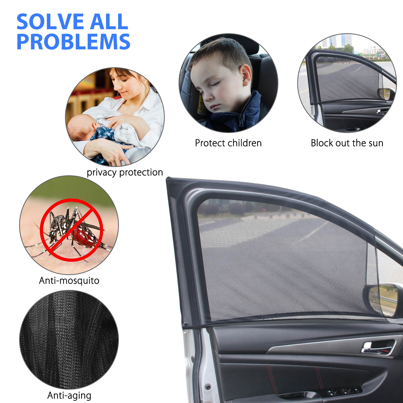 GFHTH Keep Calm and Sparkle Car Windshield Sun Shade Window Windscreen Cover Universal Fit Car UV Ray Sun and Heat Visor Protection 