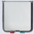 thumbnail image 2 of FLhrweasw Puerta Seguridad Con Solapa para Y Dirección Control Bloqueo 4 Vías Puerta para (blanco XL), 2 of 7