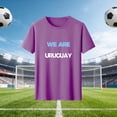 thumbnail image 2 of Sexlip Women's Blouse Round Neck Short Sleeve Comfortable Wear Everyday Versatile Wear Easy Care Fabric Fashion Forward Purple XXL, 2 of 5