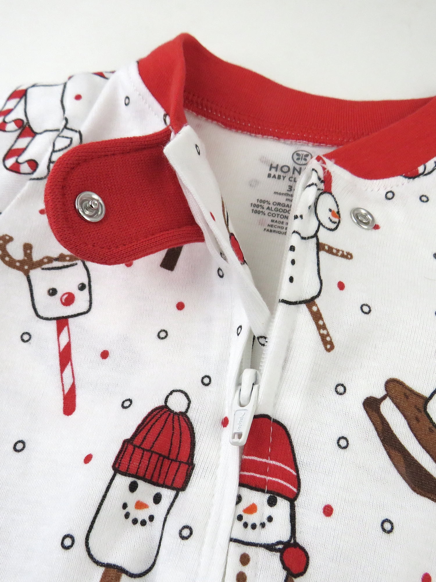 Honest Baby Clothing Gender Neutral Organic Cotton Holiday Sleep N Play, Sizes Newborn-9 Months