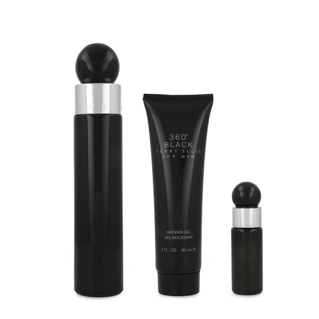 Set 360° Black 3Pzs Perry Ellis Model