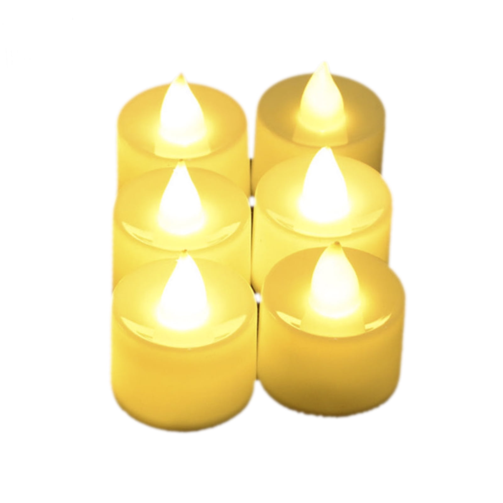 6/12Pcs Electric Led Candle Lamp Flameless Tealight Candles for Home