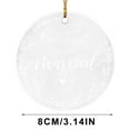 thumbnail image 3 of Adornos navideños, adornos navideños, regalos navideños 2024, regalos navideños colgantes para familiares y colegas, decoración redonda para árbol de Navidad, lista, 3 of 5