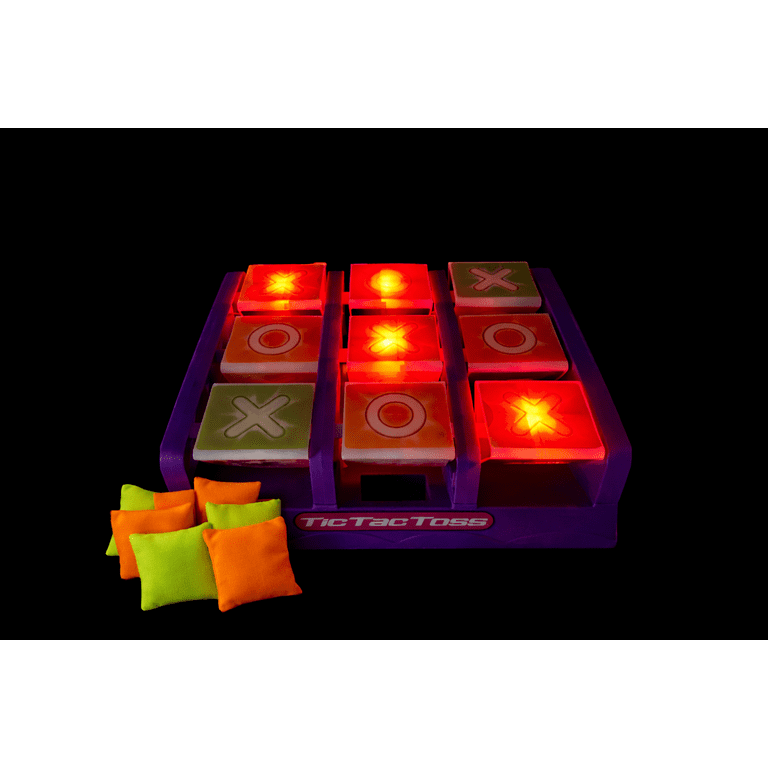 Glow Games Tic Tac Toss, Glowing Bean Bag Game photo 4