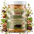 thumbnail image 4 of Ceres Gourmet Dubai Chocolate Spread with Pistachio Cream & Crispy Kataifi Phyllo | Chunky Roasted Hazelnuts | Belgian Chocolate | Gourmet Breakfast & Dessert Spread | 9.7 oz Jar, 4 of 11
