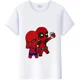 thumbnail image 3 of Camiseta de moda de verano para niños, camiseta de parodia de Marvel, dibujos animados de Deadpool Friends, camisetas de algodón, camiseta blanca Kawaii, ropa para niño y niña, 3 of 5