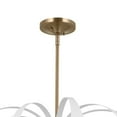 thumbnail image 6 of 52572CPZ Kichler Lighting Petal - 5 Light Chandelier-16 Inches Tall and 31 Inches Wide, 6 of 9