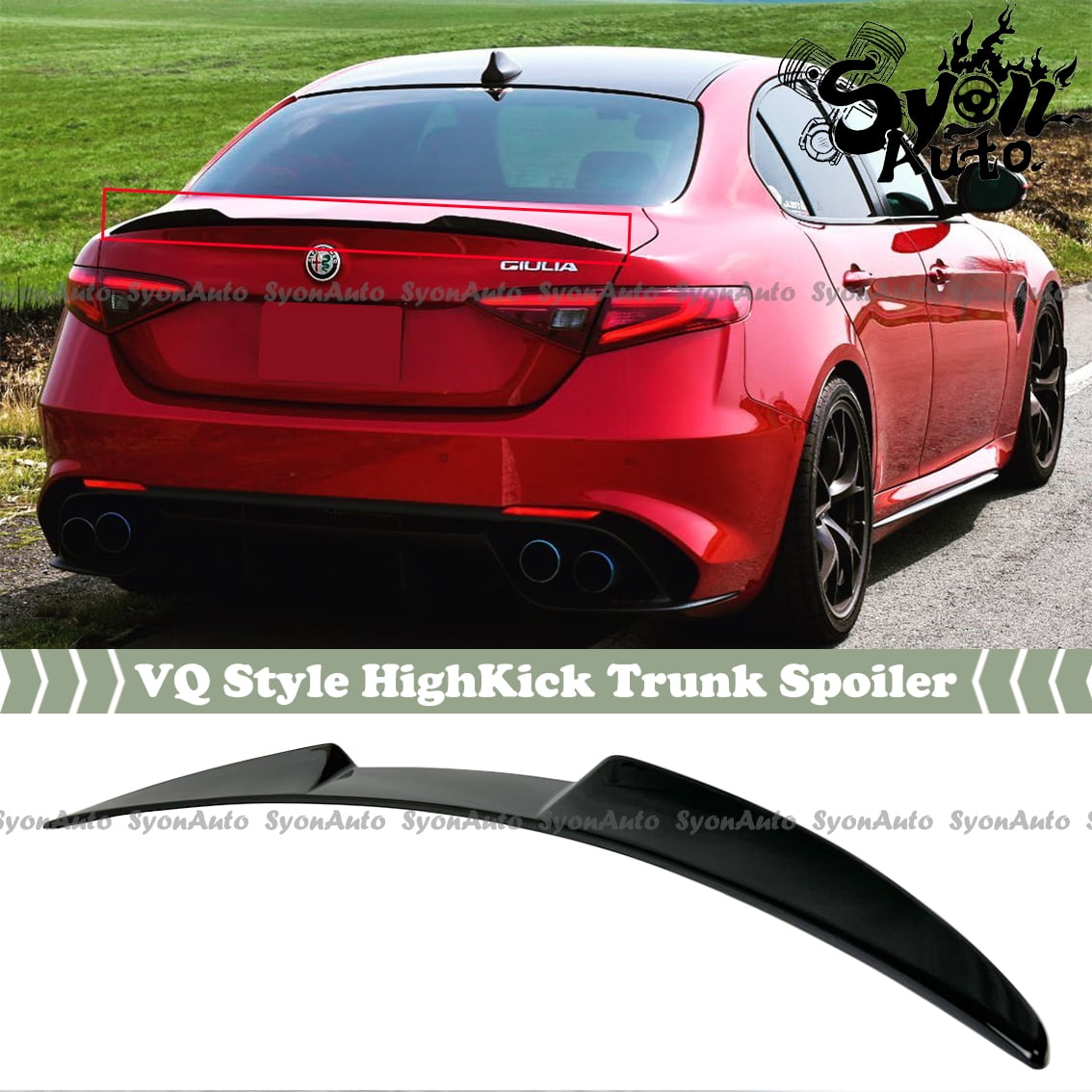 OEM” Giulia trunk spoiler ordered