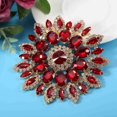 thumbnail image 3 of 11cm Crystal Glass Rhinestones Decoration, Smooth Cutting Translucent Thick Copper Embryo, Electroplated Bright Silver DIY Accessory, for Women Clothes Bags Shoes Mobile, 3 of 7
