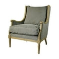 thumbnail image 4 of American Home Classic Warren Chair in Frost Gray Linen (Seat Height is 19"), 4 of 5