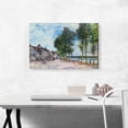 thumbnail image 2 of ARTCANVAS The Seine In Bougival 1876 Canvas Art Print by Alfred Sisley - Size: 26" x 18" (1.50" Deep), 2 of 9