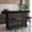 Black, variant on 63" Home Bar Table, Mini Coffee Bar Pub Table with 2 Tier Storage, Footrest, Kitchen Islands for Dining Room, Bistro, Living Room