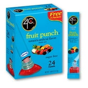 4C Totally Light 2 Go Fruit Punch, Sugar-Free, (72 Packets) [RETAIL PACKAGING]